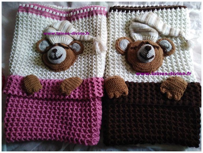 Couverture bébé " Petit Ours au Pays des Rêves