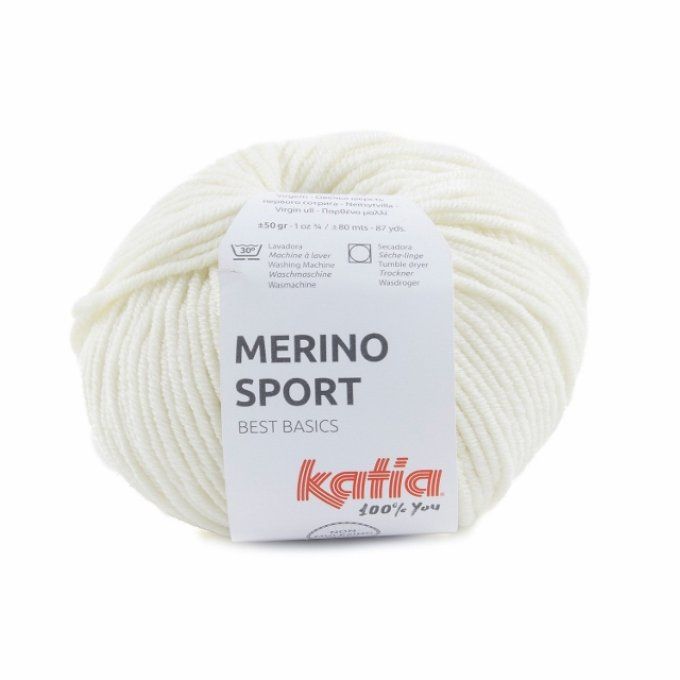 Laine Katia Mérino Sport couleurs aux choix