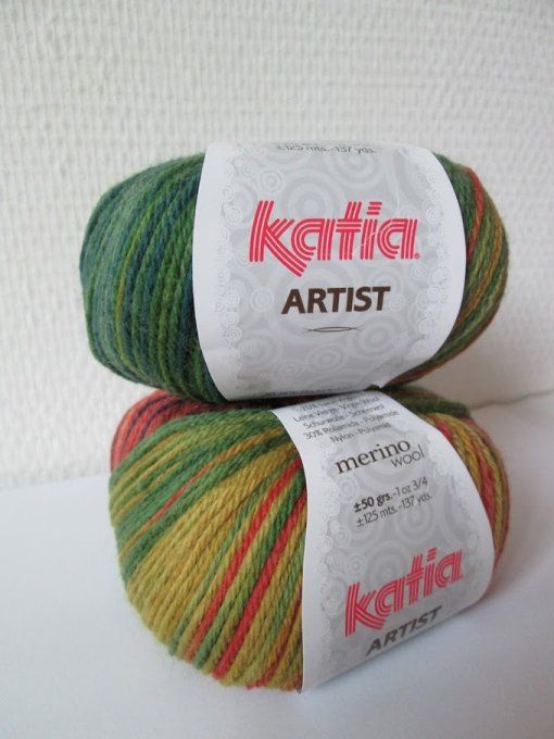 Laine Katia ARTIST couleurs aux choix