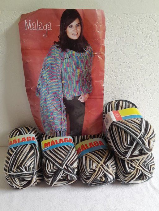 Kit tricot Malaga de Lanas Stop 950